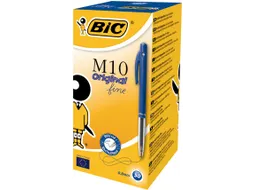 Balpen Bic M10 fijn blauw