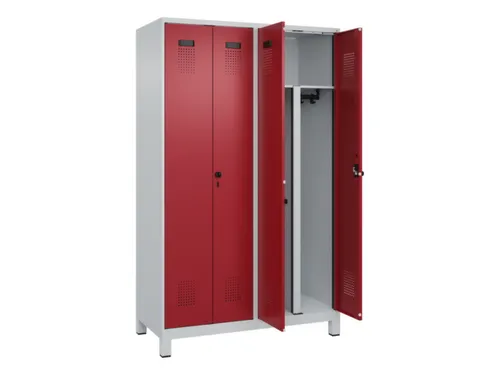 PBM-locker,HxBxD 1950x1200x500mm,4vak,vak B 300mm,draaigrendel