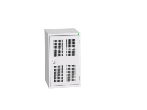 universele kast,HxBxD 900x525x550mm,2xStalen bodem,draaigrendelslot