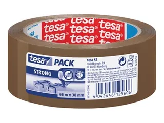 Verpakkingstape Pp 38mmx66m Bruin - 1