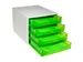 Ladenblok Ecobox 4 Laden Appelgroen