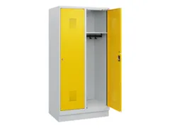schoollocker,HxBxD 1630x800x500mm,2vak,vak B 400mm,cil.-slot,sokkel
