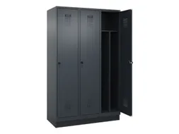 locker voor scheiding van kleding,HxBxD 1950x1200x500mm,3vak