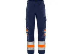 Fristads 2649 Werkbroek Klasse 1 GPLU High Vis oranje/blauw maat D104