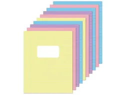 Schrift Kangaro A5 lijn pastel assorti kleuren pak a 10 stuks