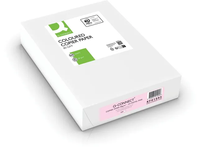 gekleurd kopieerpapier A4 80 gram 500vel roze