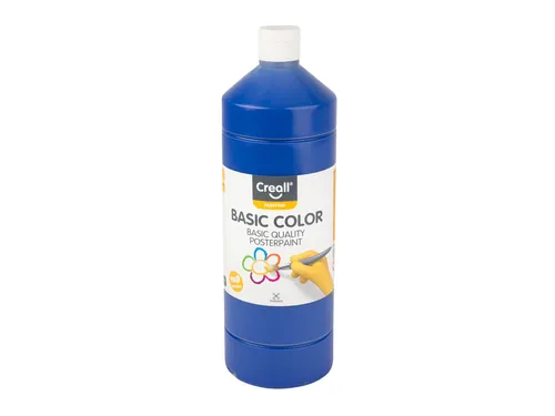 Plakkaatverf Creall basic donkerblauw 1000ml