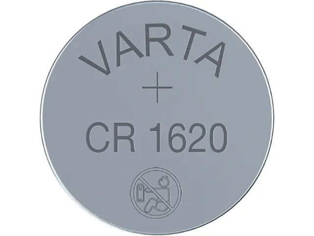 Batterij Varta knoopcel CR1620 lithium 3V blister à 1 stuk