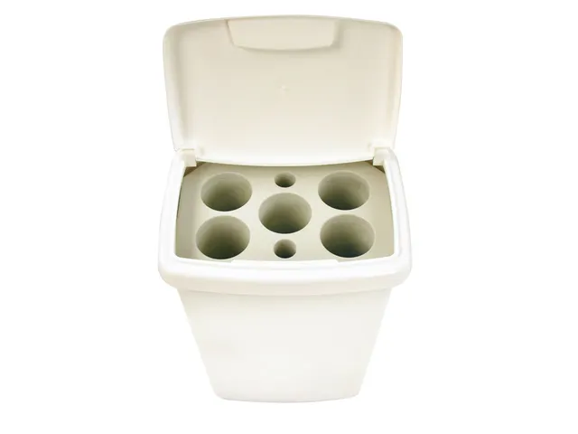 Bekerbak 5-gaats 50 Liter Wit