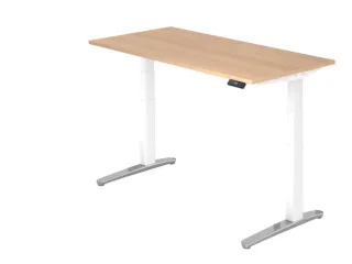 Elektrisch in hgte vst. zit-sta-bureau,HxBxD 650-1290x1600x800mm - 1