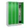 locker,HxBxD 1950x1200x500mm,4vak,vak B 300mm,cil.-slot,sokkel