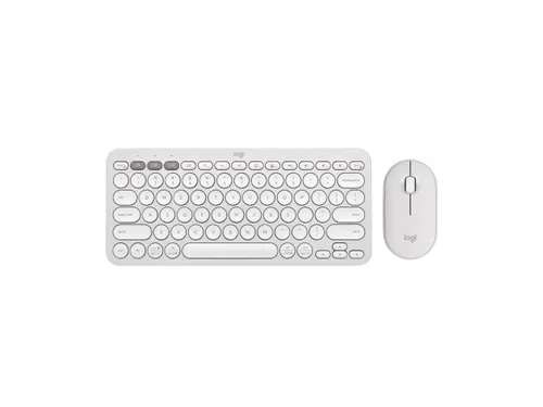 Logitech Pebble 2 Combo Toetsenbord Inclusief Muis Qwerty US Wit
