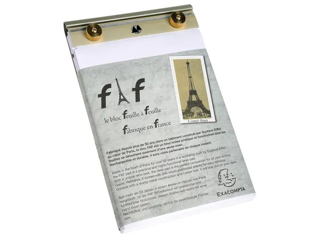 BLOC FAF COMPLET 18,5/11,5 N°3 UNI - Blanc