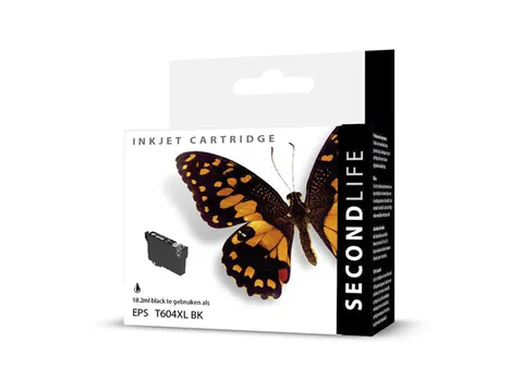 Cartridge SecondLife Epson 604 XL zwart