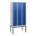 dubbeldekse locker,HxBxD 1950x900x500mm,3x2vak.,vak B 300mm,cil.-slot