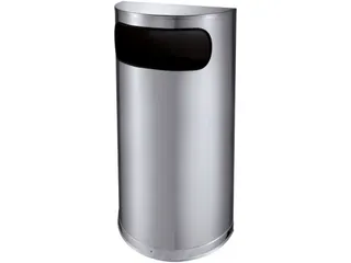 Halfronde Afvalbak 35 Liter met zijopening - 1