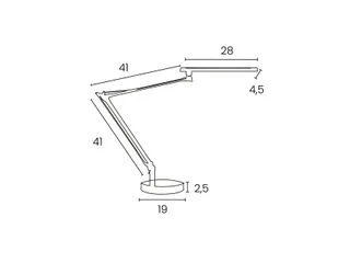 Bureaulamp Unilux Mamboled 2.0 LED zwart - 3
