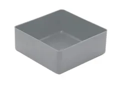 Inzetbak HxLxB 40x99x99mm Polystyreen Grijs 50 stuks