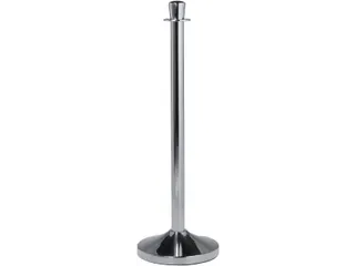 Afzetpaal Securit 100cm met voet chroom - 1
