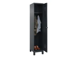 locker,HxBxD 1950x400x500mm,1vak,vak B 400mm,draaigrendel,voeten