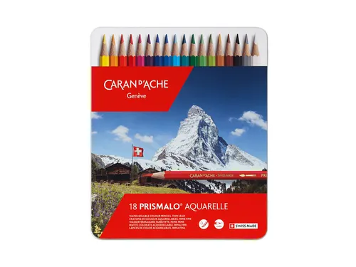 Kleurpotloden Caran d'Ache Prismalo 18 stuks assorti