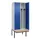 locker met bank,voor scheiding van kleding,HxBxD 2120x800x815mm,2vak