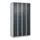 dubbeldekse locker,HxBxD 1850x1000x500mm,4x2vak.,vak B 250mm,cil.-slot