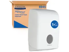Handdoekdispenser Kimberly Clark Aquarius i-vouw wit 6945