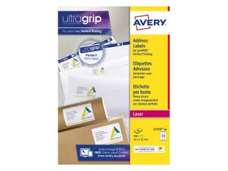 Adresetiket Avery QuickPeel L7159-40 63.5x33.9mm Wit 960 stuks - 7