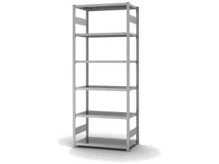 magazijnstelling,grondveld,HxBxD 2500x1060x535mm,vakl. 140kg - 2