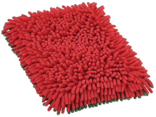 Vikan Transport microvezel washing pad 20x25cm Rood/Groen