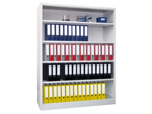 kantoorstelling,HxBxD 1950x1200x400mm,4xStalen bodem,5ordnerhoogtes