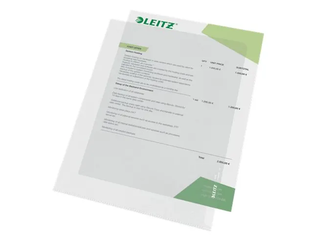 Insteekmap L-map Leitz Premium A4 Pp 0.13mm Generfd