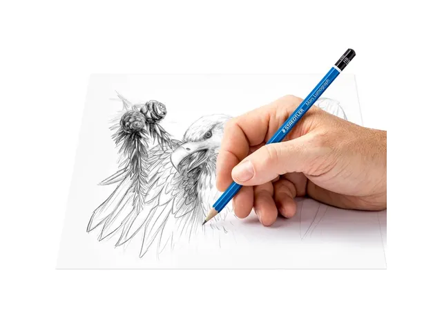 Set crayons Staedtler Design Lumograph 100 avec gomme + taille-crayon
