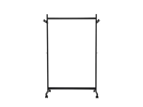 Garderoberek MAUL Samba mobiel 115X172X51cm 40kg, 10 haken zwart RAL90