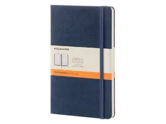 Notitieboek Moleskine large 130X210mm lijn hard cover sapphire blue