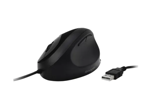 Muis Kensington pro fit ergo bedraad zwart