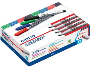 Robercolor whiteboardmarker maxi 7mm ronde punt, rood - 2