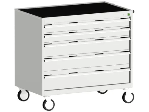 ladekast HxBxD 980x1050x650mm 5laden romp RAL7035 front RAL7035
