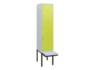 Dubbeldekse dekenkist,HxBxD 1950x400x815mm,1x2vak.,vak B 400mm - 1
