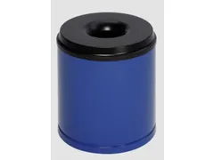prullenmand zelfblussend 30 liter HxØ 390x375mm kop zwart blauw
