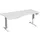 In hoogte verstelbaar bureau in vrije vorm,HxBxD 730-1230x1800x1000mm