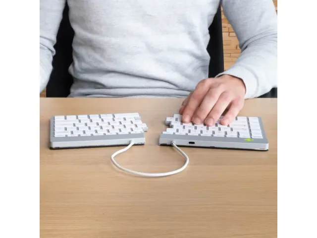 Toetsenbord R-Go Split Break QWERTY WL Wit