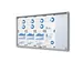 Vitrine murale plate 10x A4 Portes coulissantes