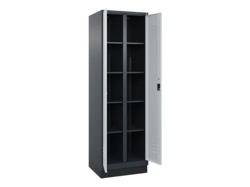 wasgoedverdeelkast,HxBxD 1950x600x500mm,vak B 300mm,cilinderslot