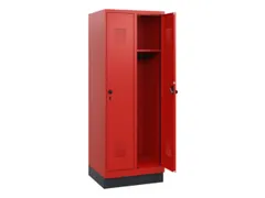 schoollocker,HxBxD 1630x600x500mm,2vak,vak B 300mm,draaigrendel,sokkel