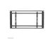 Neomounts LED-VW1750BLACK Videowall muurbeugel - 32-55 inch - max 35 k