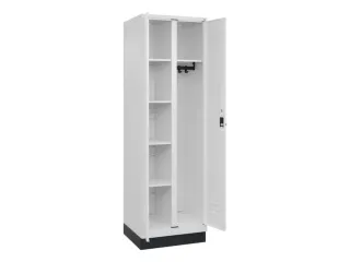 wasgoedverdeelkast,HxBxD 1950x600x500mm,vak B 300mm,draaigrendel - 2
