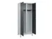 locker voor scheiding van kleding,HxBxD 1850x800x500mm,2vak