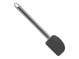 Kisag Pannenlikker 30cm siliconen Zwart met RVS handvat